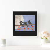 ハーベストカラウズウォール時計 スクエア壁時計 (ホーム)