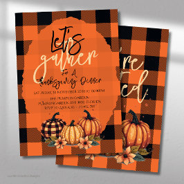 ハーベストサンクスギビングディナー 招待状