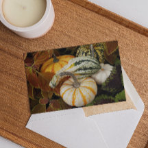 ハーベストスカッシュ感謝祭ディナー招待状