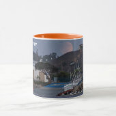 ハーベストスーパームーン – マリーナデル・レイ（カリフォルニア州） マグカップ (中央)