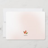 ハーベストタイム招待状 招待状 (裏面)