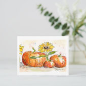 ハーベストタイム水彩はがき ポストカード (スタンド正面)