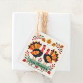 ハーベストトルコフォークアートサンクスギビングパーティー フェイバータグ (インサイチュ)