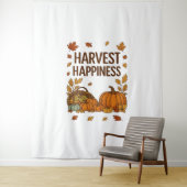 ハーベストハピネス – 秋カボチャ&紅葉D タペストリー (インサイチュ)