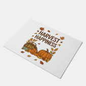 ハーベストハピネス – 秋カボチャ&紅葉D ドアマット (アングル)