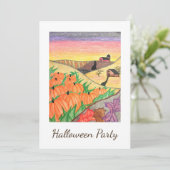 ハーベストパンプキンスフォークアートハローウィンパーティ 招待状 (スタンド正面)