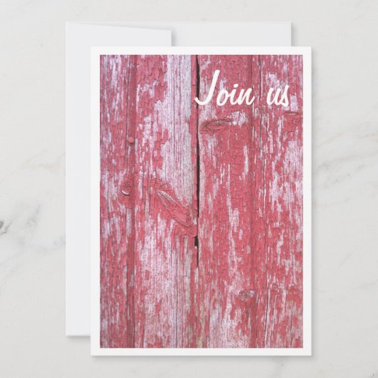 ハーベストファーム招待状 招待状 (正面)