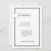 ハーベストファーム招待状 招待状 (裏面)