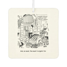 ハーベストフェスティバルギャグ。メッセージで個人用に設定する カーエアーフレッシュナー