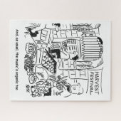 ハーベストフェスティバル教会と教会 ジグソーパズル (横)