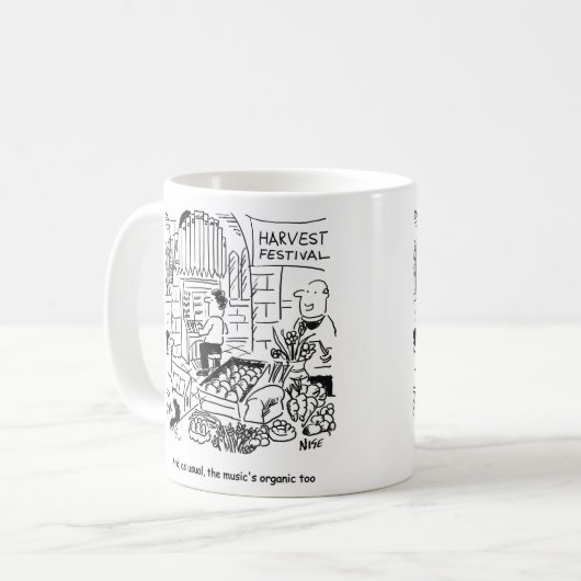 ハーベストフェスティバル教会礼拝(教会機関付) コーヒーマグカップ (正面左)