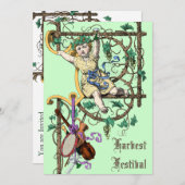 ハーベストフェスティバル秋ワインフェアヴィンテージスタイル 招待状 (正面/裏面)