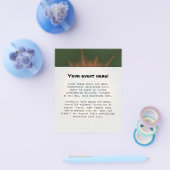 ハーベストフェスティバル-抽象芸術アート チラシ (シングル)