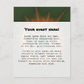 ハーベストフェスティバル-抽象芸術アート チラシ (正面)