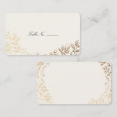 ハーベストフラワーズテーブル座席表 プレイスカード (正面/裏面)