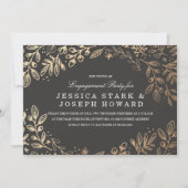 ハーベストフラワーズ婚約パーティ招待状 招待状 (正面)