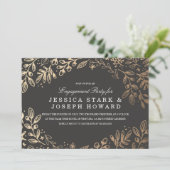 ハーベストフラワーズ婚約パーティ招待状 招待状 (スタンド正面)