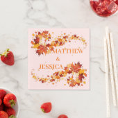 ハーベストブリス結婚のナプキン スタンダードカクテルナプキン (インサイチュ)