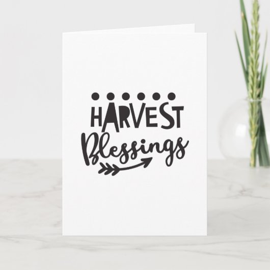 ハーベストブレッシングス カード (正面)
