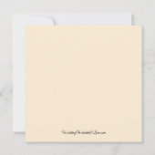 ハーベストペタルとペイントされたスカイ 招待状 (裏面)