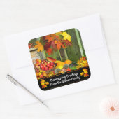 ハーベストホーム感謝祭 スクエアシール (封筒)