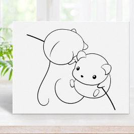 ハーベストマウス、ネズミのカラーリングページ ポスター