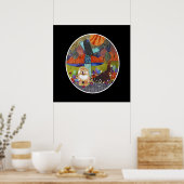 ハーベストムーンダンスチョウ ポスター (キッチン)