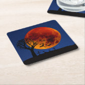 ハーベストムーンハロウィーン スクエアペーパーコースター (アングル)