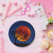 ハーベストムーンハロウィーン ペーパープレート (パーティー)