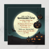 ハーベストムーンハローウィンパーティ招待状 招待状 (正面/裏面)
