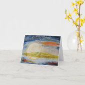 「ハーベストムーン」ノートカード カード (黄色い花)