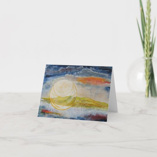 「ハーベストムーン」ノートカード カード (正面)