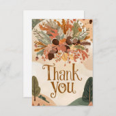 ハーベストメープルオータム秋 サンキューカード (正面/裏面)