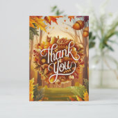 ハーベストメープルオータム秋 サンキューカード (スタンド正面)