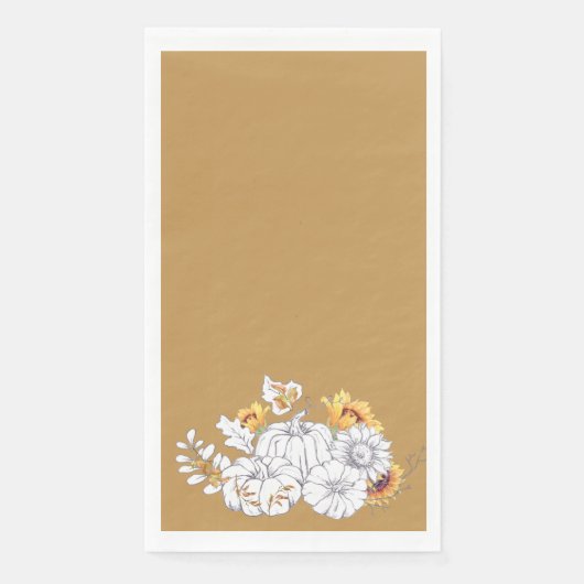 ハーベストモダン金ゴールドカボチャ&ひまわり (正面)