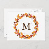 ハーベストリースモノグラムカスタムポストカード ポストカード (正面/裏面)