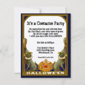 ハーベストヴィンテージハロウィーン招待状 招待状 (正面)