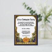 ハーベストヴィンテージハロウィーン招待状 招待状 (スタンド正面)