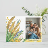 ハーベスト恵みスクコットグリーティングカード 招待状 (スタンド正面)