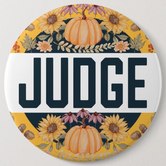 ハーベスト秋秋ハロウィンコンテスト審査員 缶バッジ (正面)