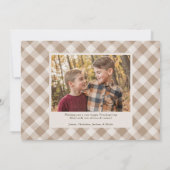 ハーベスト素朴感謝祭2枚の写真 シーズンカード (裏面)