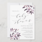 ハーベスト赤面ベビーシャワー招待状 招待状 (正面)