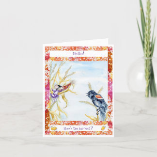 「ハーベスト」カード サンキューカード