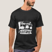 ハーベスト・タイポグラフィ Tシャツ (正面)