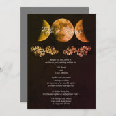 ハーベスト トリプルムーン ウェディング 招待状 (正面/裏面)
