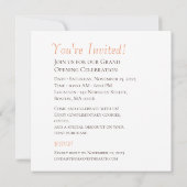 ハーベスト・ハース 招待状 (裏面)