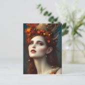 ハーベスト・ファンタジー・デジタル・アートの女神 ポストカード (スタンド正面)