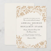 ハーベスト フラワーズ 招待状 (正面/裏面)