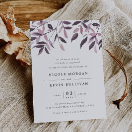 ハーベスト ブラッシュ | 水彩 結婚式招待状 招待状