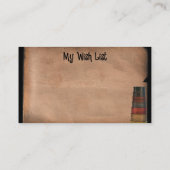 ハーベ初期のスカスタム・ビジネス・カード 名刺 (裏面)